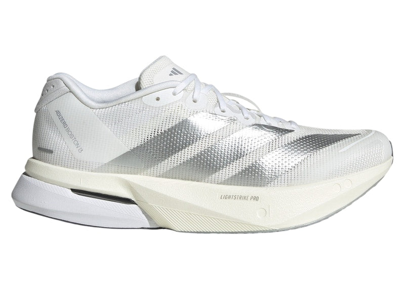 adidas Adizero Boston 13 Cloud White Matte Silver Dash Grey (Women's)