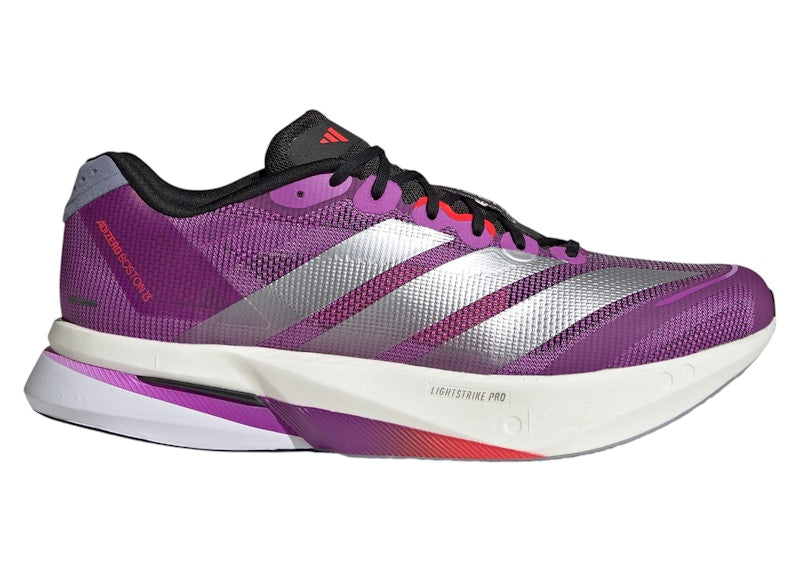 adidas Adizero Boston 13 Purple Burst Silver Metallic