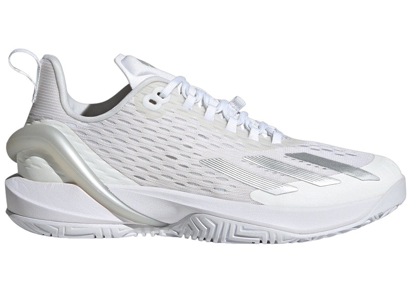adidas Adizero Cybersonic Women Cloud White Silver Metallic Grey (Women's)