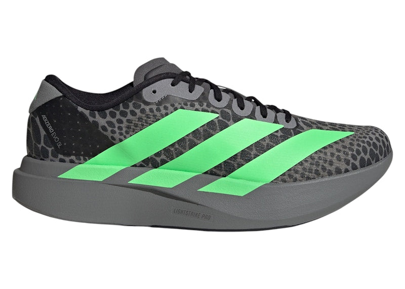 adidas Adizero Evo SL Grey Lime Burst Black