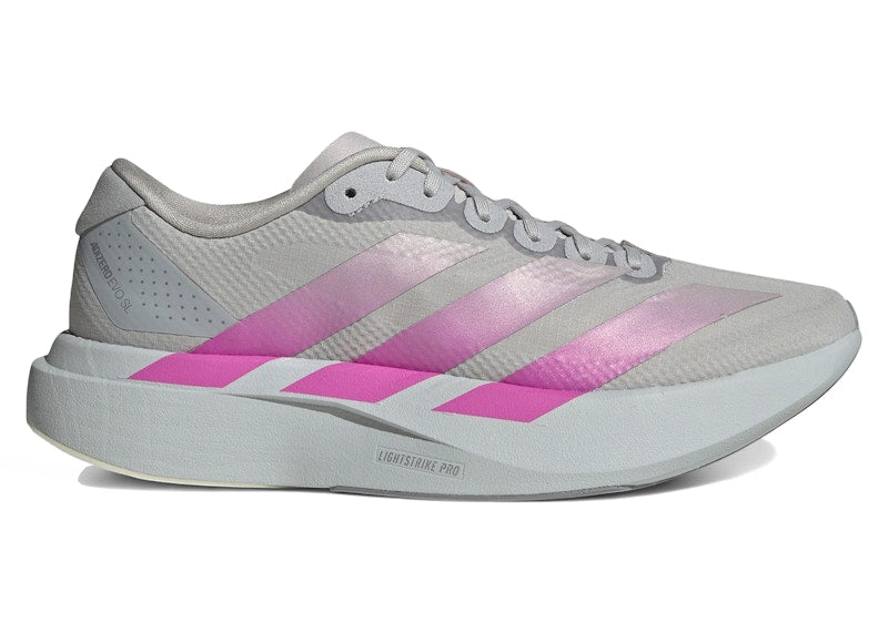 adidas Adizero Evo SL Grey Lucid Fuchsia (Women's)
