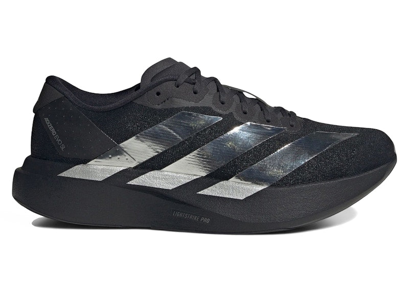 adidas Adizero Evo SL Metallic Stripes Black Silver