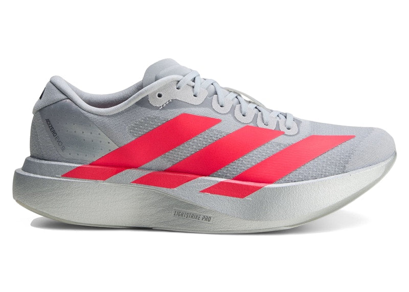 adidas Adizero Evo SL Silver Metallic Lucid Red (Women's)
