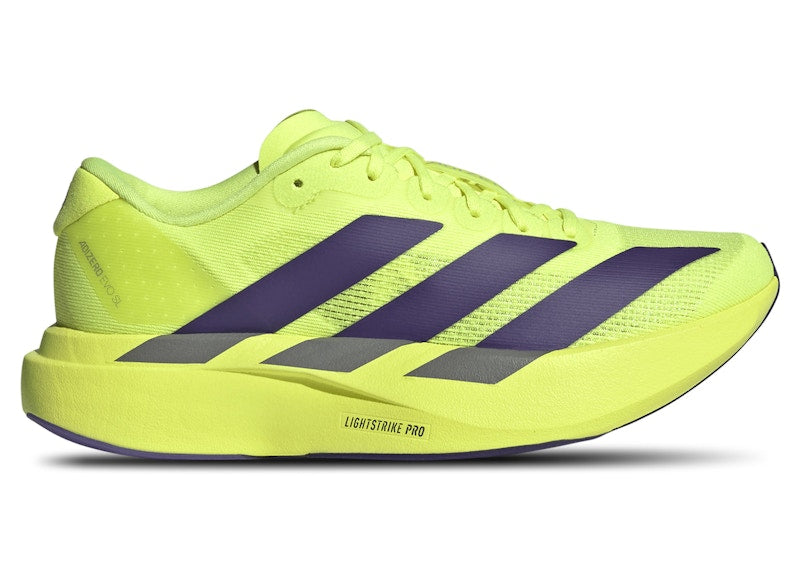 adidas Adizero Evo SL Solar Yellow Purple (GS)