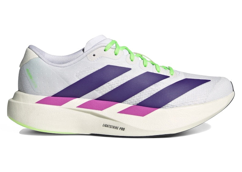 adidas Adizero Evo SL White Collegiate Purple (Women's)