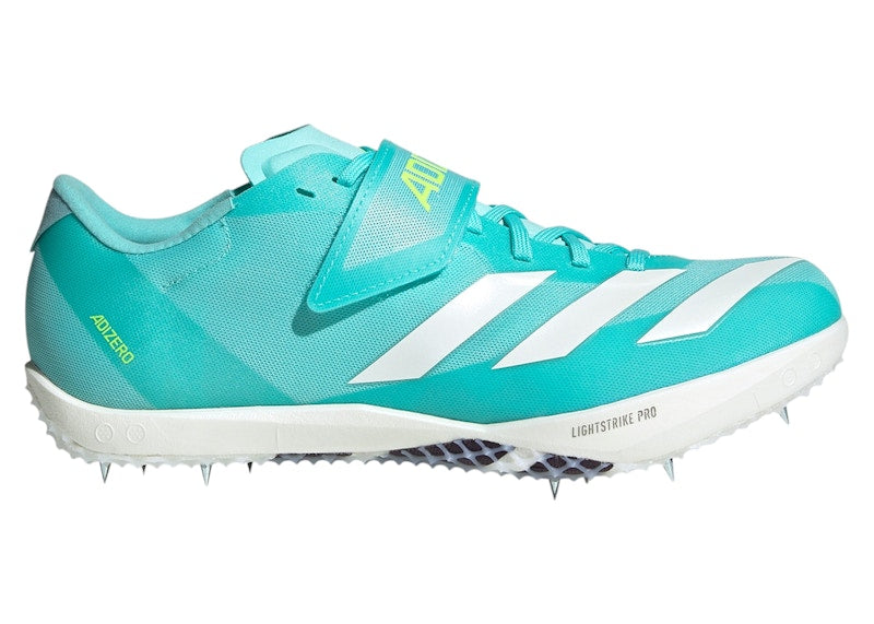 adidas Adizero HJ Track And Field Flash Aqua Zero Metalic Lucid Lemon