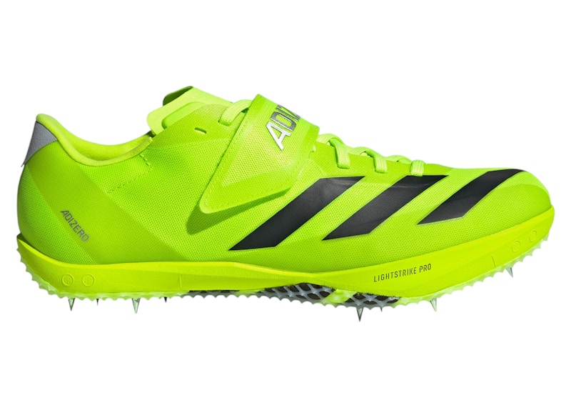 adidas Adizero HJ Track And Field Lucid Lemon Core Black Silver Metallic