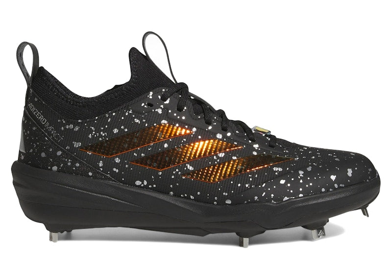 adidas Adizero Impact 2.0 Baseball Shades Black Silver Metallic