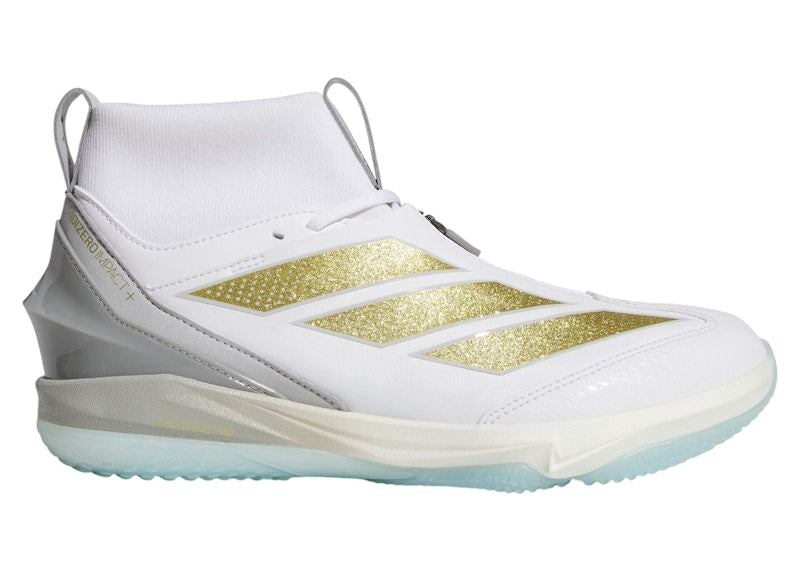 adidas Adizero Impact+ 2.0 Turf Cloud White Gold Metallic