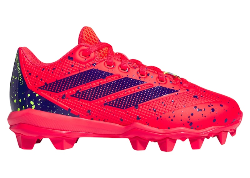 adidas Adizero Impact Molded Rubber 2.0 BSB Shades Lucid Red Blue Lemon (GS)
