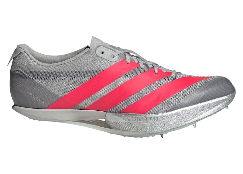 adidas Adizero Prime SP 4 Grey Two Lucid Red Silver Metallic