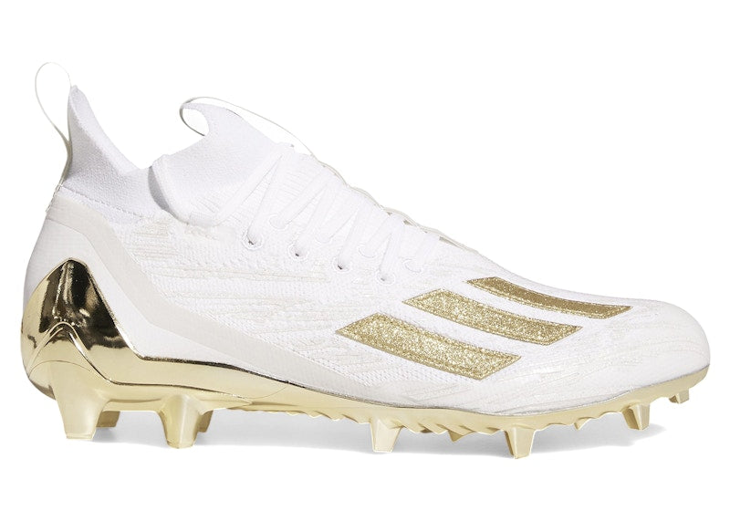 adidas Adizero Primeknit Cleats White Gold Metallic