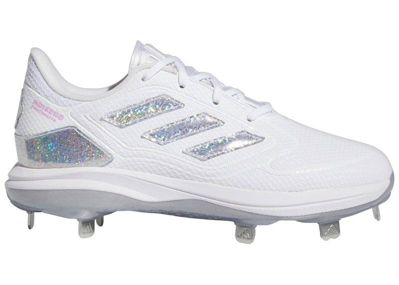 adidas Adizero Purehustle 3 Sis Bates Cloud White Silver Metallic Team Solar Yellow (Women's)