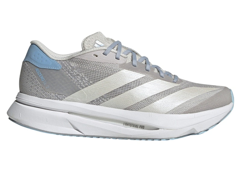 adidas Adizero SL2 Grey One Zero Metalic Glow Blue (Women's)