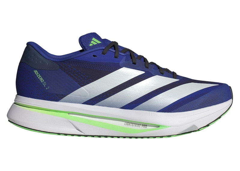 adidas Adizero SL2 Lucid Blue Cloud White Lime Burst