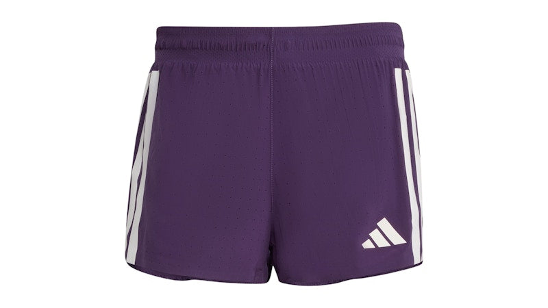 adidas Adizero Split Shorts Aurora Plum Lucid Lemon