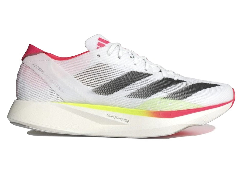 adidas Adizero Takumi Sen 10 Footwear White Core Black Lucid Red (Women's)