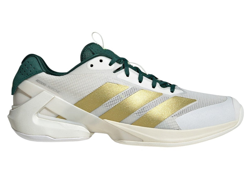 adidas Adizero Ubersonic 5 White Gold Collegiate Green
