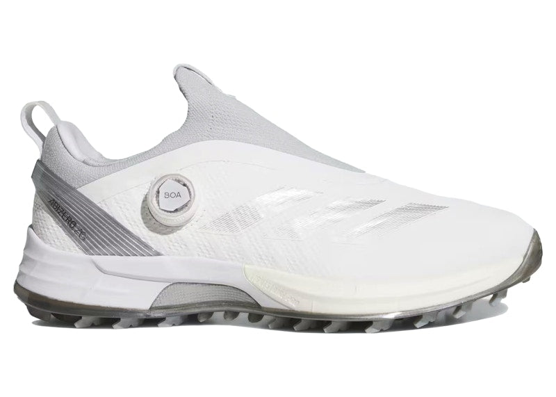 adidas Adizero ZG BOA Spikeless Golf Cloud White Silver Metallic