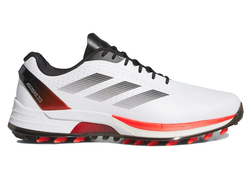 adidas Adizero ZG Spikeless Golf White Lucid Red Black