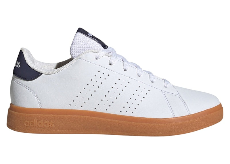 adidas Advantage Base 2.0 Cloud White Shadow Navy Gum (GS)