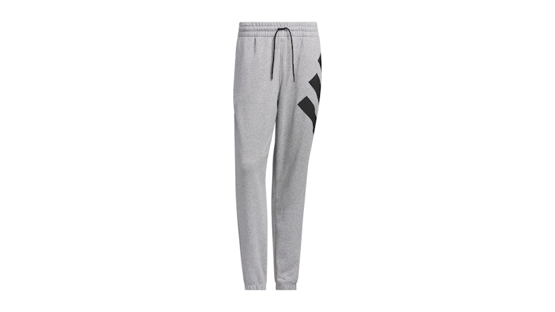 adidas Ae Foundation Fleece Tracksuit Bottoms Medium Grey Heather