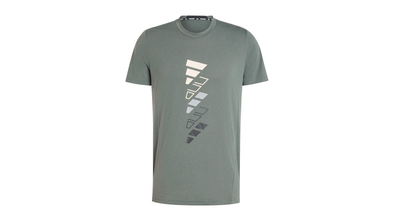 adidas Aeroready Designed For Logo Graphic T-Shirt Legend Ivy