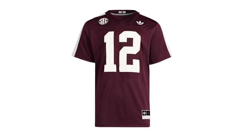adidas Aggies Premier Jersey Texas A&M Team Maroon