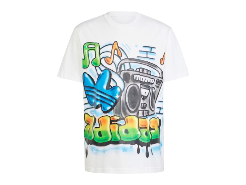 adidas Airbrush Tee White