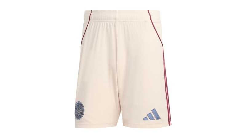 adidas Ajax Amsterdam 25/26 Third Shorts Halo Ivory