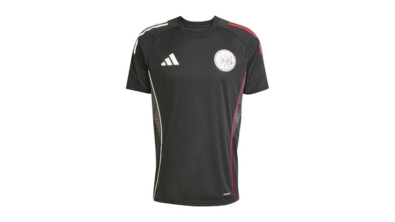 adidas Ajax Amsterdam Tiro 25 Competition Jersey Black White Bold Red