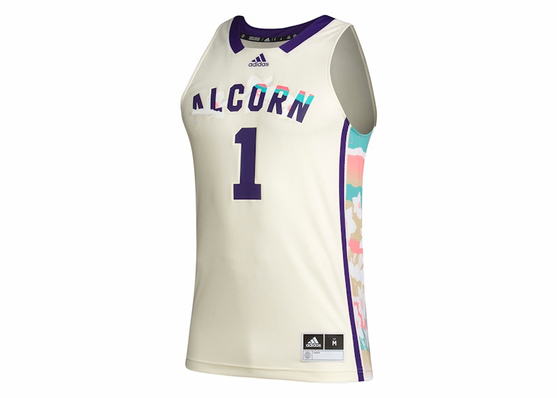 adidas Alcorn State Hbe Jersey Cream White/Team College Purple
