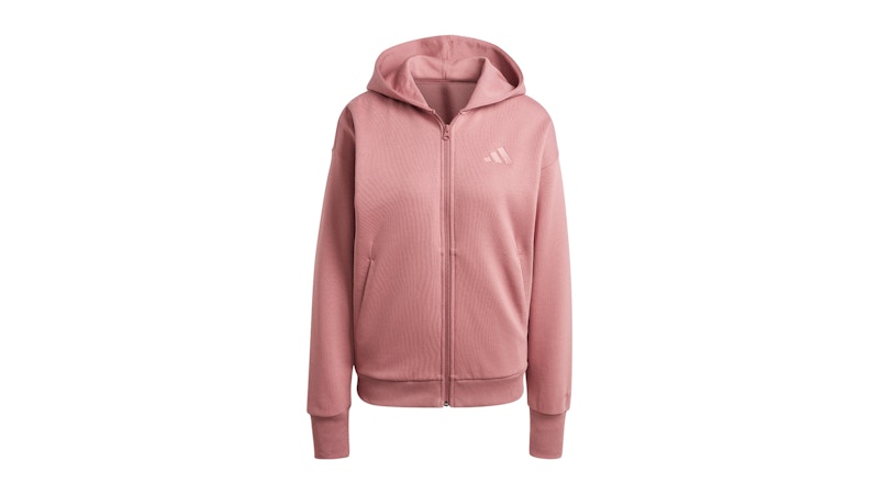 adidas All Szn Fleece Full-Zip Hoodie Preloved Crimson