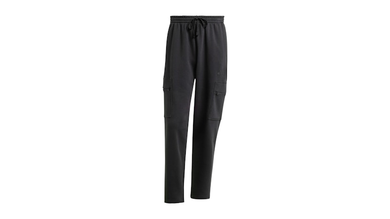 adidas All Szn Fleece Graphic Loose Cargo Pants Black