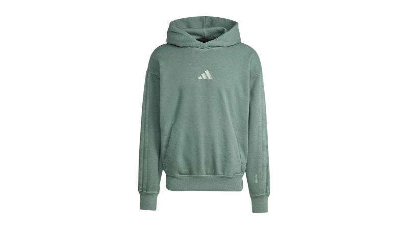 adidas All Szn Fleece Washed Hoodie Aurora Ivy