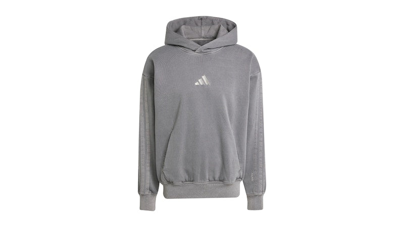 adidas All Szn Fleece Washed Hoodie Black