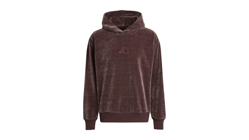 adidas All Szn Luxe Hoodie Shadow Brown