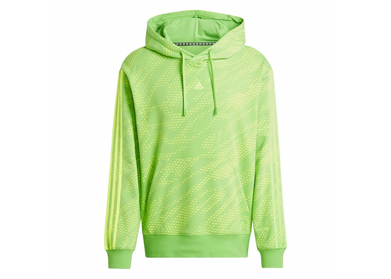adidas All Szn Snack Attack French Terry Pullover Hoodie Team Semi Sol Green2