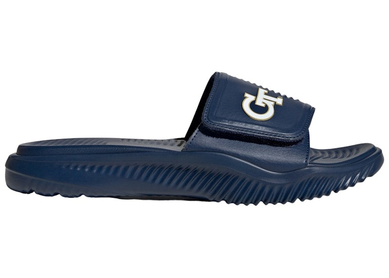 adidas Alphabounce Slide 2.0 Georgia Tech Team Navy Blue Team Sand Cloud White