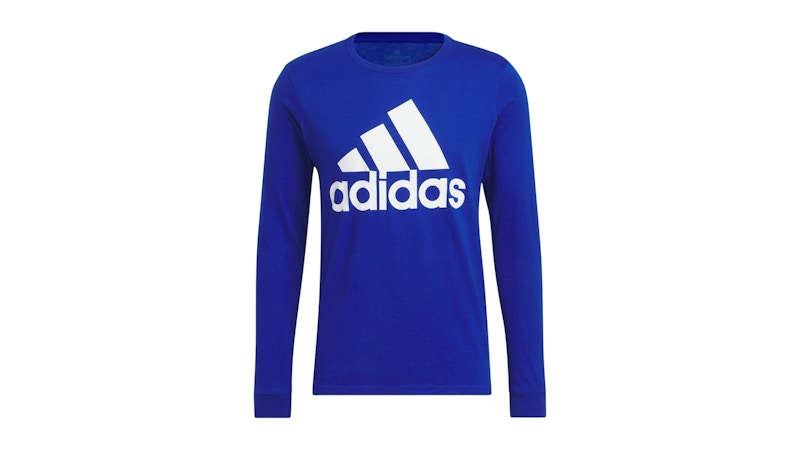 adidas Amplifier Long Sleeve Badge Of Tee Collegiate Royal Branded-Add-M10