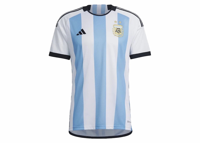 adidas Argentina 2022 Stadium Home Jersey White/Light Blue