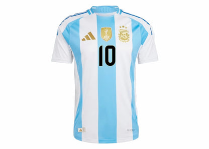 adidas Argentina 2024 Messi Home Authentic Jersey White/Blue Burst