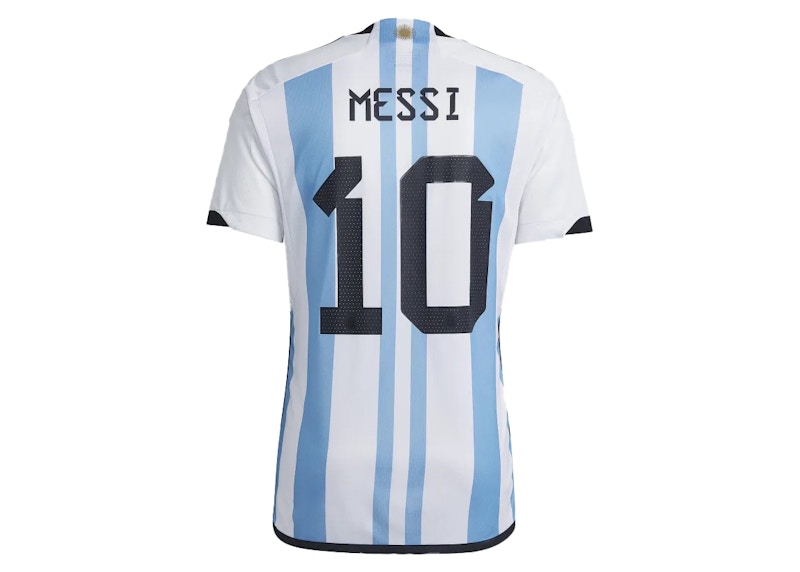 adidas Argentina 22 Messi Home Jersey White/Light Blue