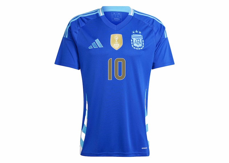 adidas Argentina 24 Messi Away Jersey Lucid Blue/Blue Burst