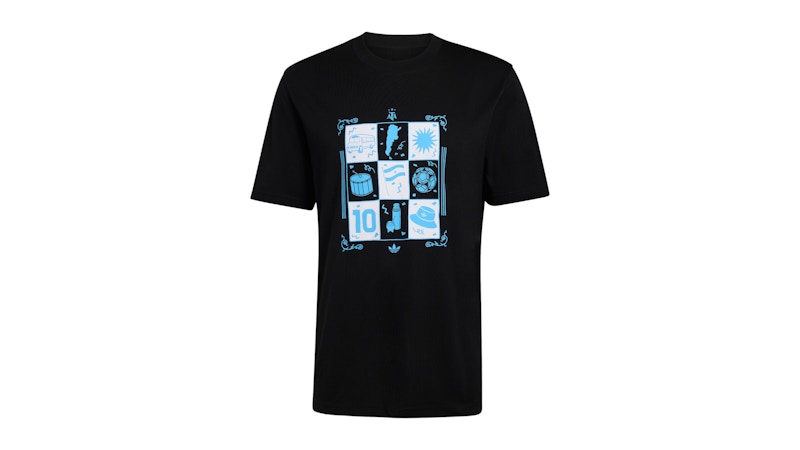 adidas Argentina Away T-Shirt Black