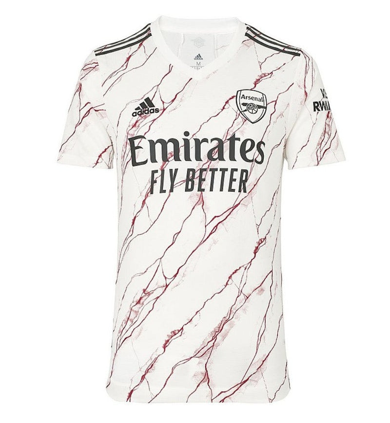 adidas Arsenal 20/21 Authentic Away Shirt Jersey White