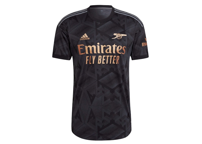 adidas Arsenal 22/23 Away Authentic Jersey Black
