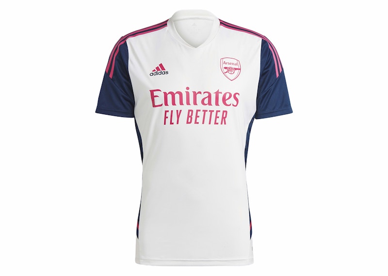 adidas Arsenal Condivo 22 Training Jersey Off White/Collegiate Navy