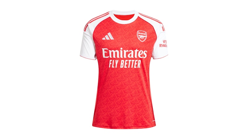 adidas Arsenal FC 2025/2026 Home Jersey Better Scarlet White