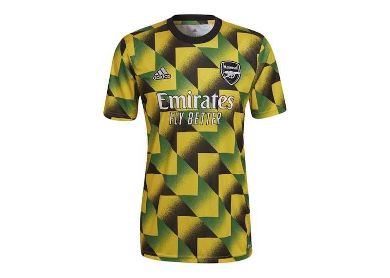 adidas Arsenal FC Pre-Match Jersey Eqt Yellow/Green/Black (2022)